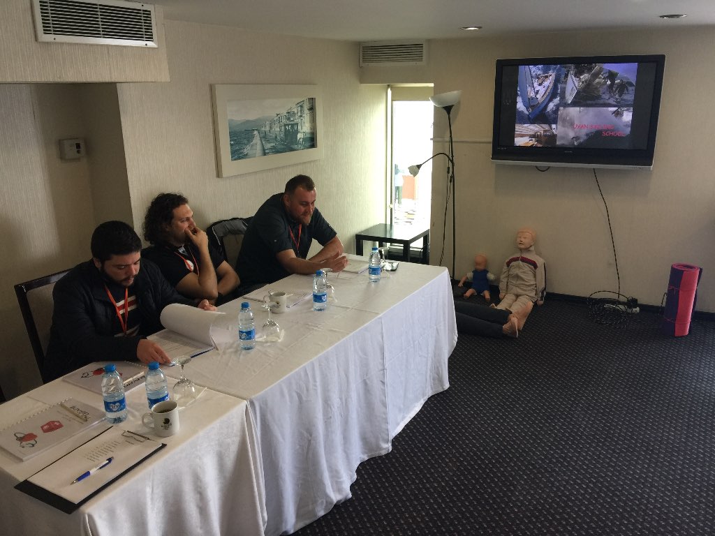 2018 Denizde Hayatta Kalma ve İlk Yardım Eğitimi (Karada).