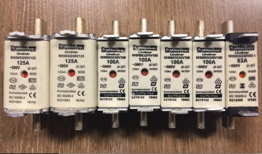 Tekne 12 volt 150-100-63 amper porselen sigortalar